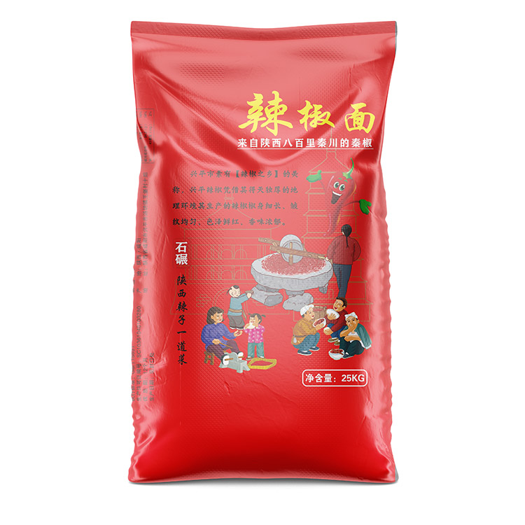 50斤辣椒麵編（biān）織袋帶內膜價格（gé）會貴嗎？
